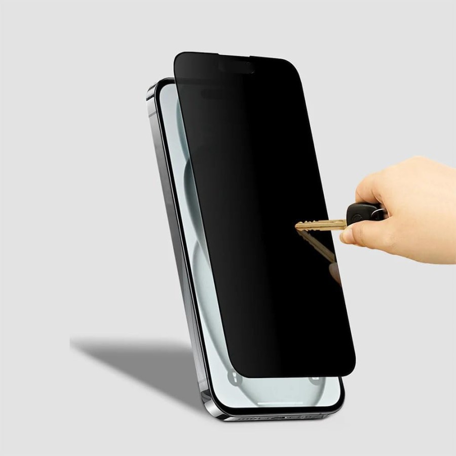 Rocket iPhone 17 Pro Max Tempered Protection Glass - Black (Privacy)