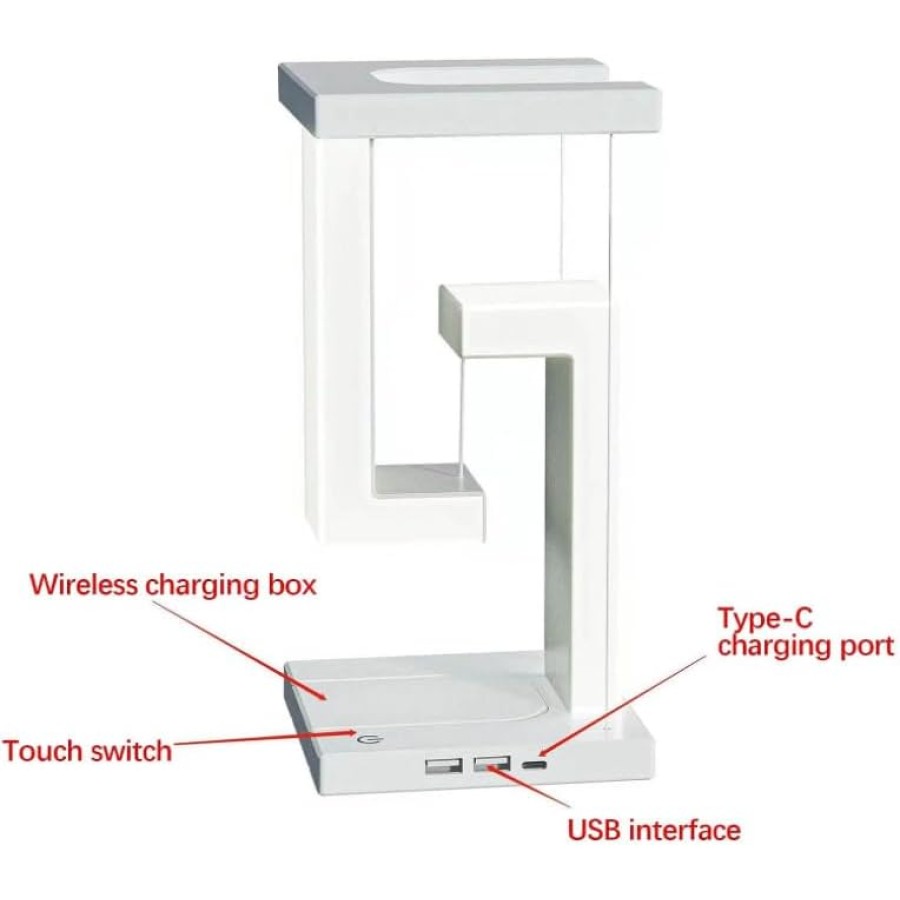 Levitation Anti-Gravity Wireless Charging Table Lamp