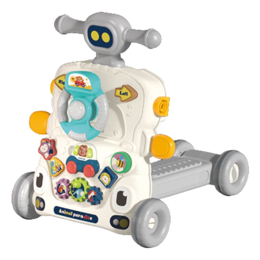 6 in 1  Activity Baby Walker Robbie (13484) - Grey