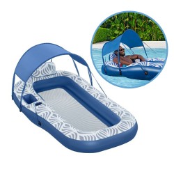 BESTWAY Comfort Plush Shaded Pool Lounge Float