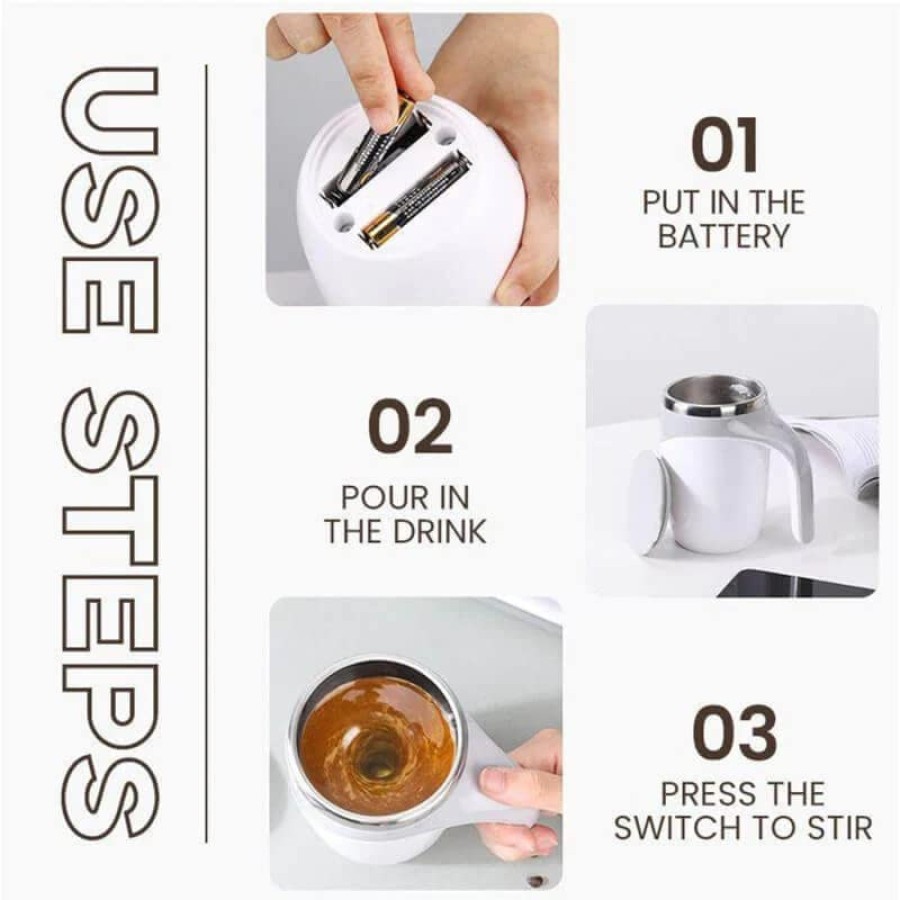  Automatic Self Stirring Mug 470ml