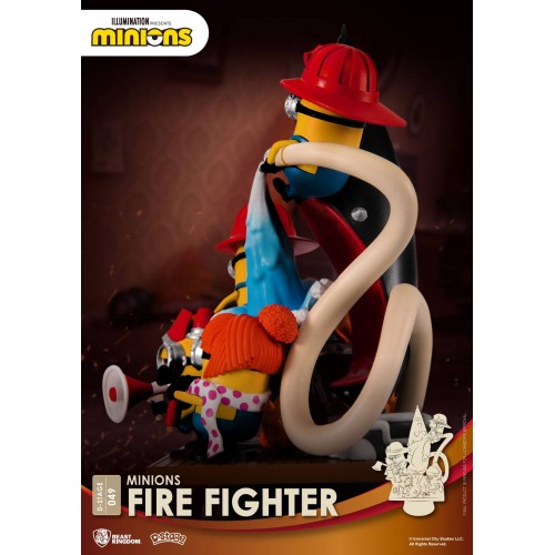 BKD DESPICABLE ME- MINIONS FIREFIGTHERS (DIORAMA STAGE)