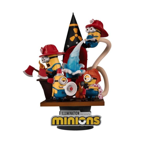 BKD DESPICABLE ME- MINIONS FIREFIGTHERS (DIORAMA STAGE)