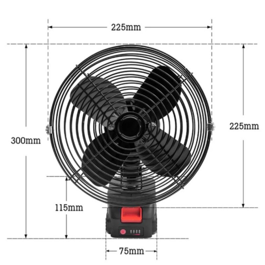 Wireless Outdoor Fan 48W