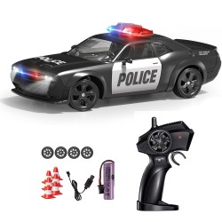 1:24 RC Police Car 4WD Drift with LED Lights 1:24 RC Police Car 4WD Drift with LED Lights