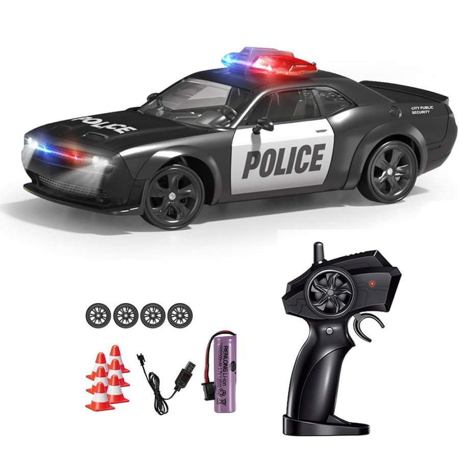 1:24 RC Police Car 4WD Drift with LED Lights 1:24 RC Police Car 4WD Drift with LED Lights