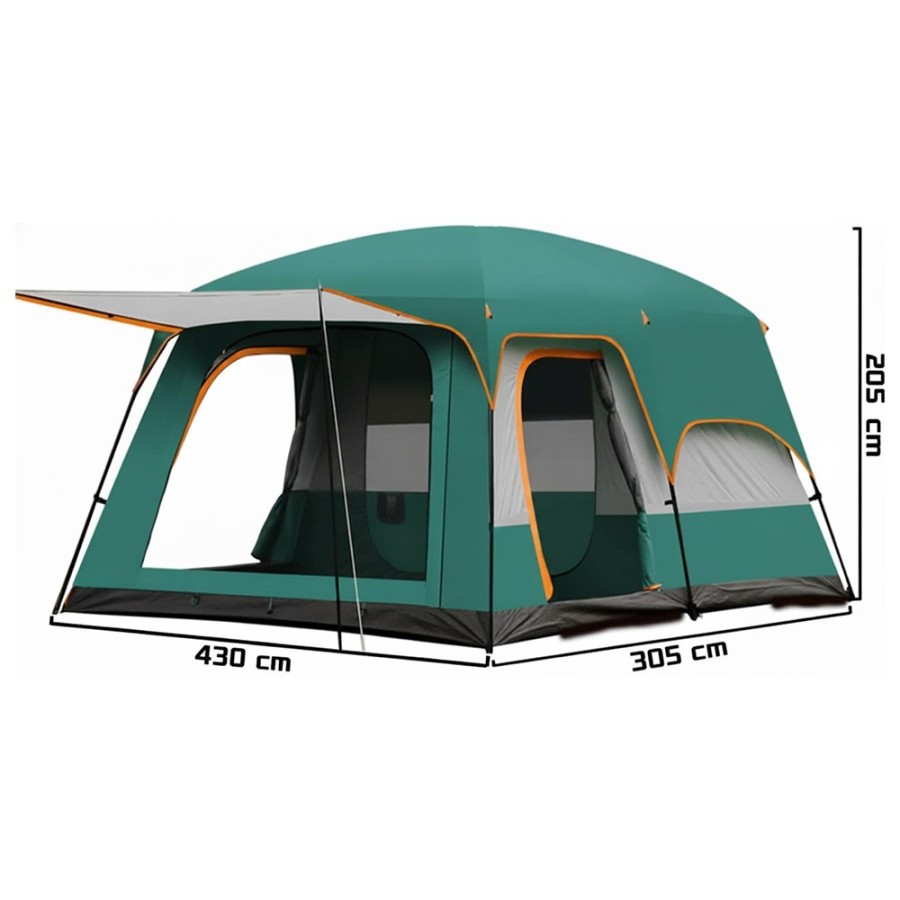 Large Outdoor Camping Tent 5-8 Person (430x305x205cm)