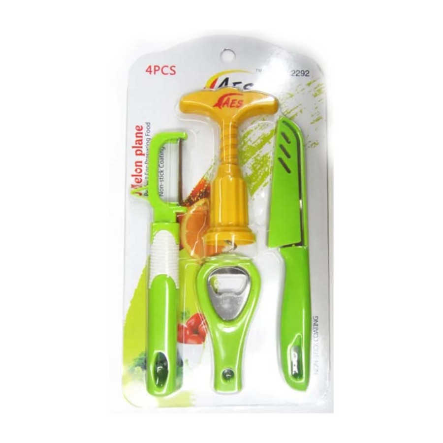 4 pcs Kitchen Knife Peeler Set