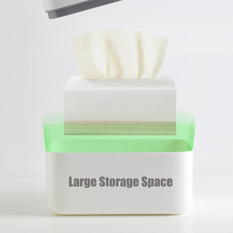Touch Control Night Light Tissue Box Dispenser