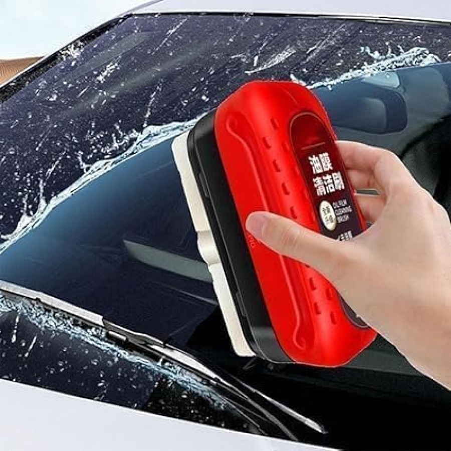 Car Glass & Windshield Cleaner – Oil Film & Water Spot Remover