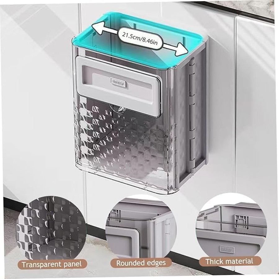 Transparent Wall Mounted Trash Bin
