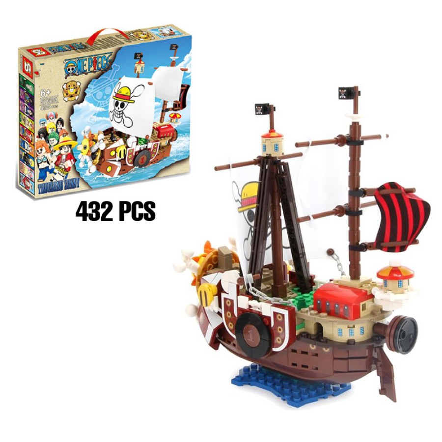 One Piece Thousand Sunny Pirate Ship Building Kit - 432pCS