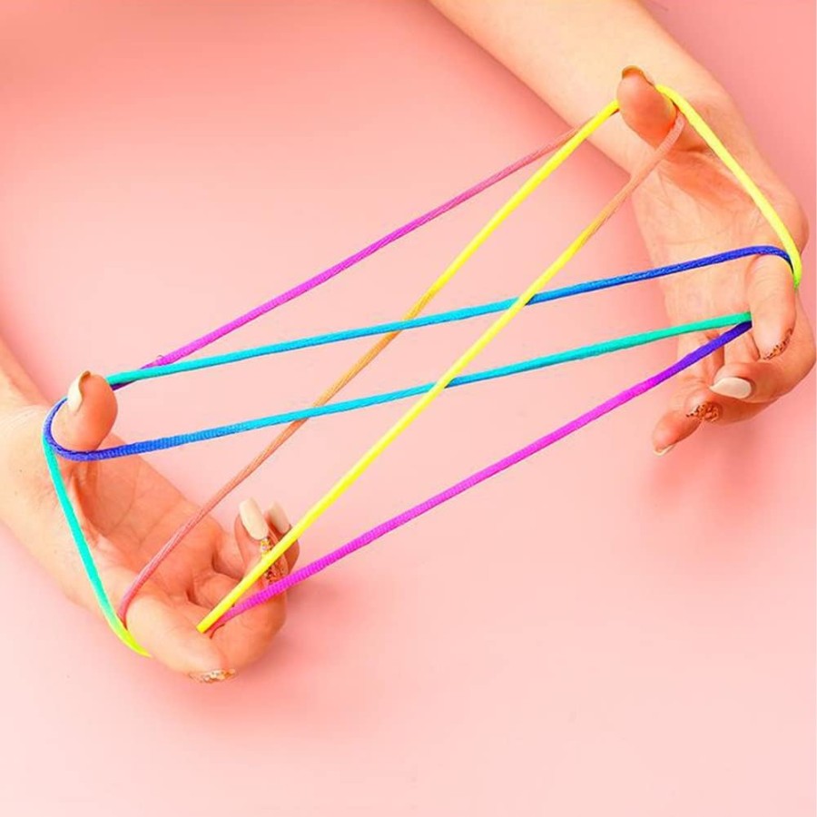 Rainbow Rope Finger Thread
