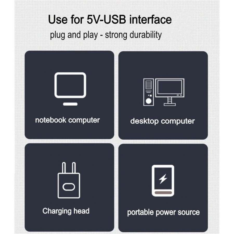 LED USB Atmosphere Flame Flashing Lights