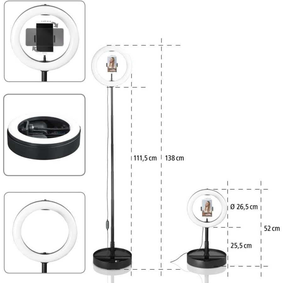 FoldUp 10.2" LED Ring Light  for Smartphones