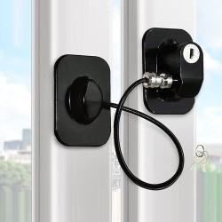 Child Safety Cable Window & Refrigerator Lock Child Safety Cable Window & Refrigerator Lock