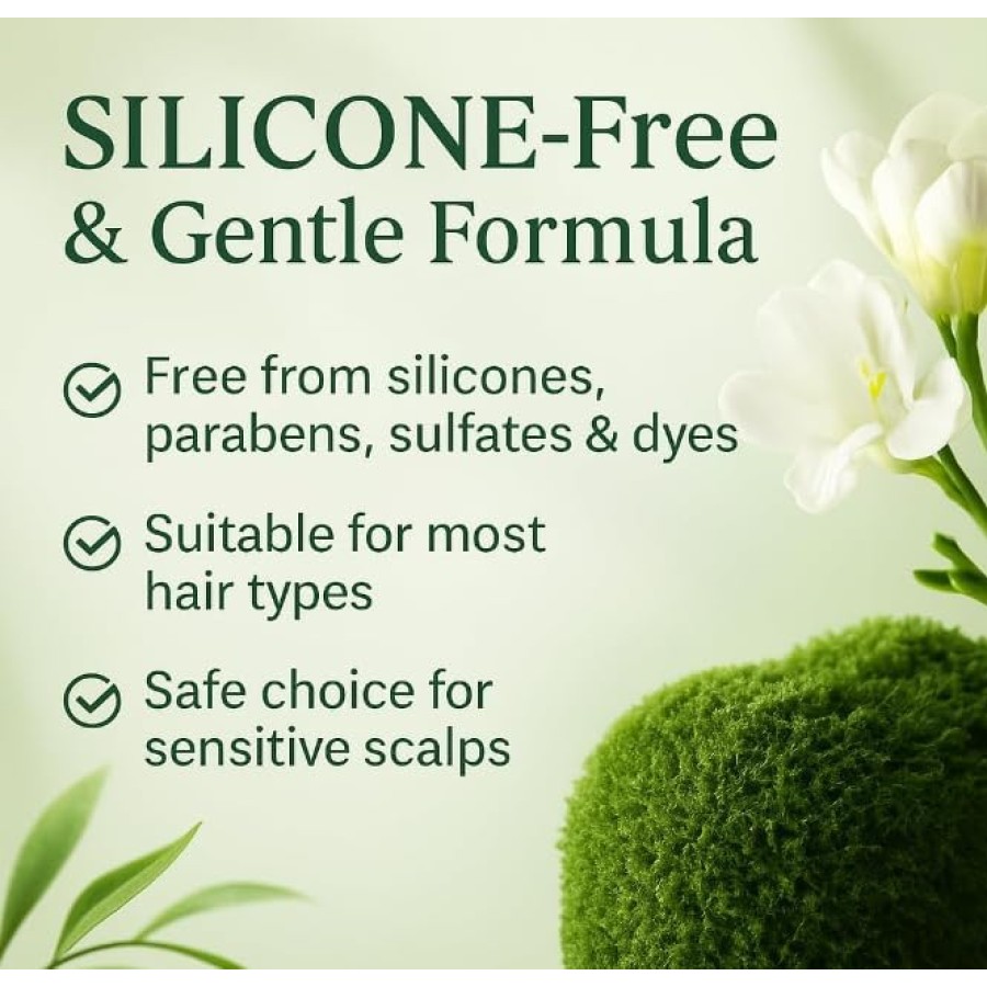 Natural Solid Shampoo Bar with Green Herb Extract