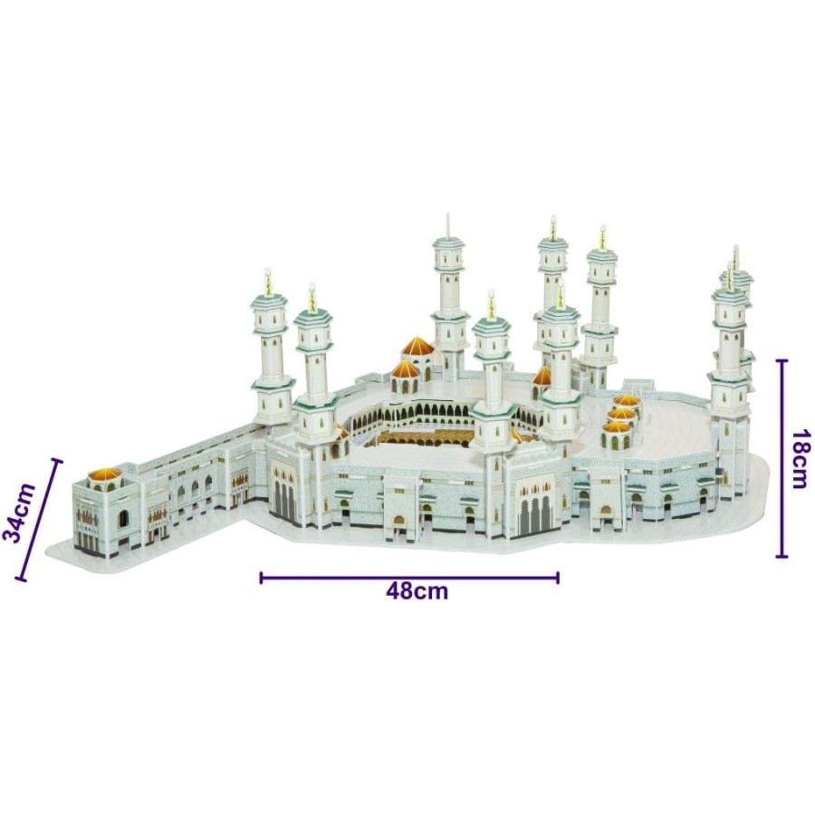 3D Puzzle Masjid Al Haram Mega Structure 214Pcs