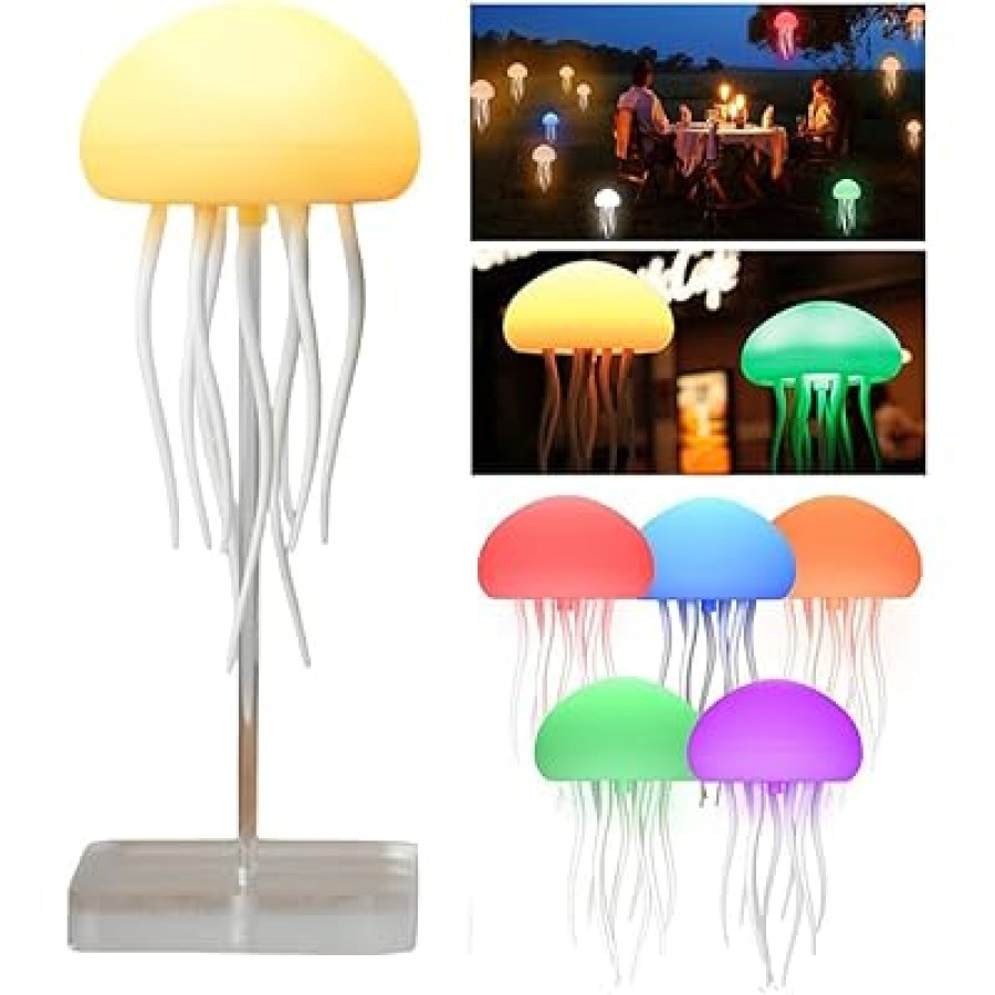 Jellyfish Light Touch Sensor Light Lamp