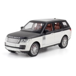  1:24 Range Rover Model Car Sports Car Alloy Metal Pull Back Car - white