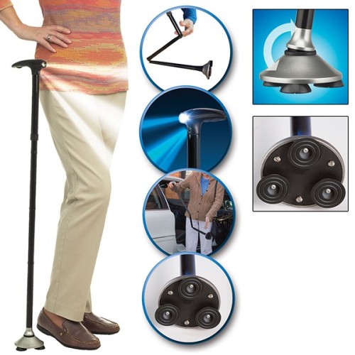 Magic Cane Folding LED Safety Walking Stick