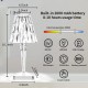 Crystal Diamond Table Lamp,USB Rechargeable