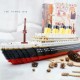 3D Puzzle Titanic Passenger Liner Ship Block Set 8802Pcs