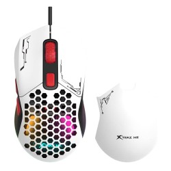 XTRIKE ME GM316 RGB Gaming Mouse - Optical Sensor 7,200 DPI - White