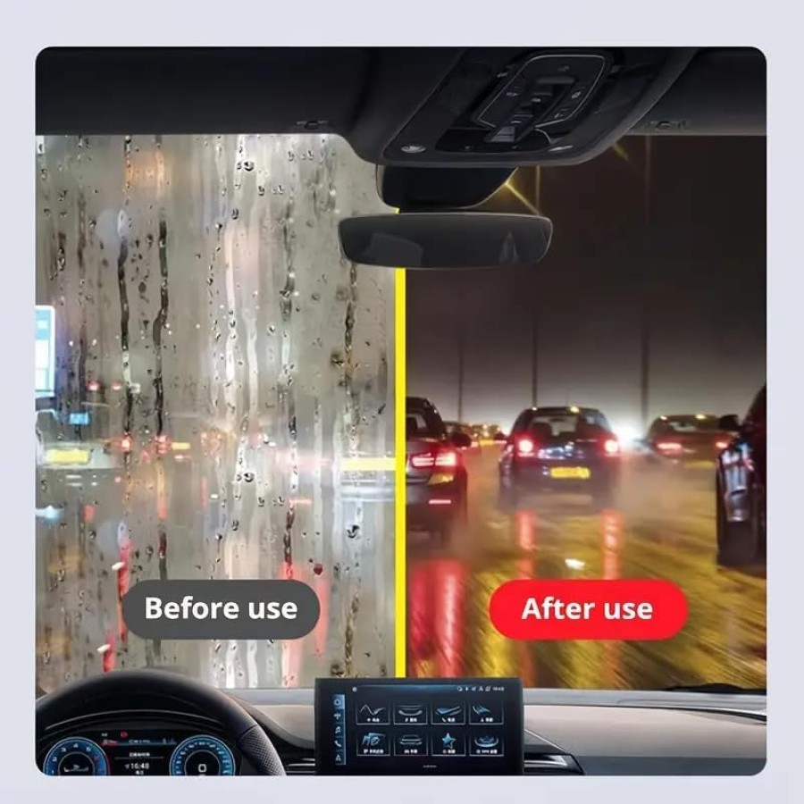 Car Glass & Windshield Cleaner – Oil Film & Water Spot Remover
