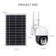 1080P HD Solar Panel Outdoor Surveillance Waterproof CCTV Camera