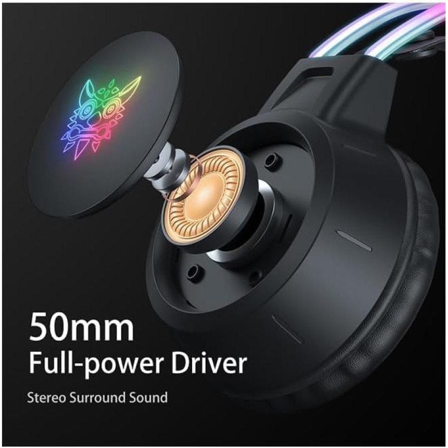 Onikuma X15 Pro RGB Wired Gaming Headset with Mic Over-Ear