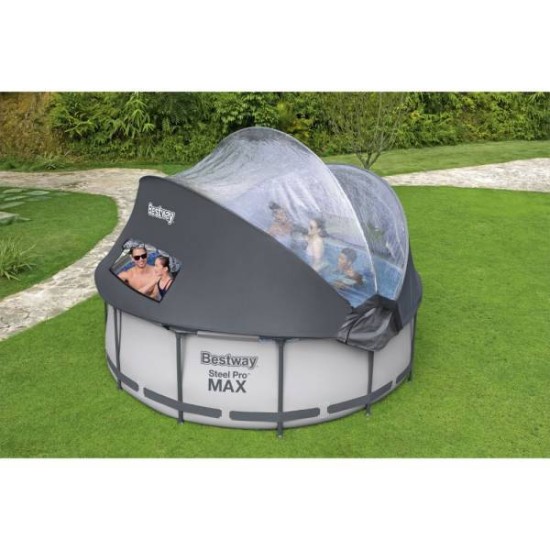 BESTWAY Steel Pro Max Pool Set with Enclosure - 5619N (366x100cm)