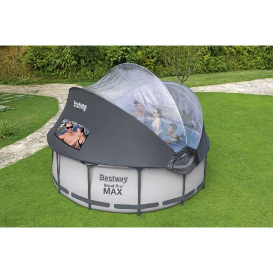 BESTWAY Steel Pro Max Pool Set with Enclosure - 5619N (366x100cm) BESTWAY Steel Pro Max Pool Set with Enclosure - 5619N (366x100cm)