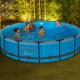 BESTWAY Steel Pro MAX Round Above Ground Pool Set with LED Light - 561GD (457x107cm) BESTWAY Steel Pro MAX Round Above Ground Pool Set with LED Light - 561GD (457x107cm)