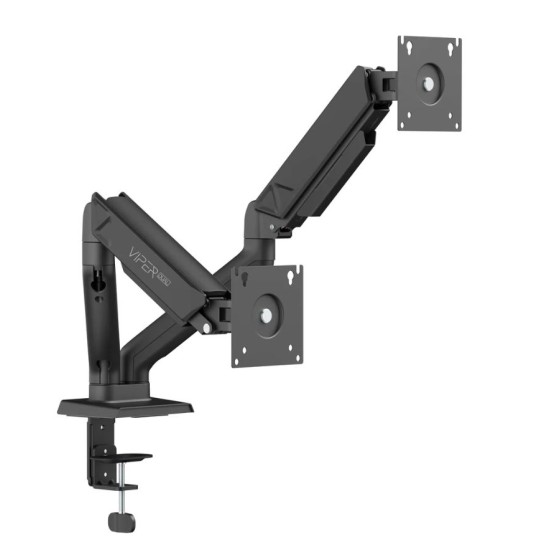 Sades Viper SA-MS01 Dual Monitor Mount Arm (Max size 32"/9KG Per ARM) - Black