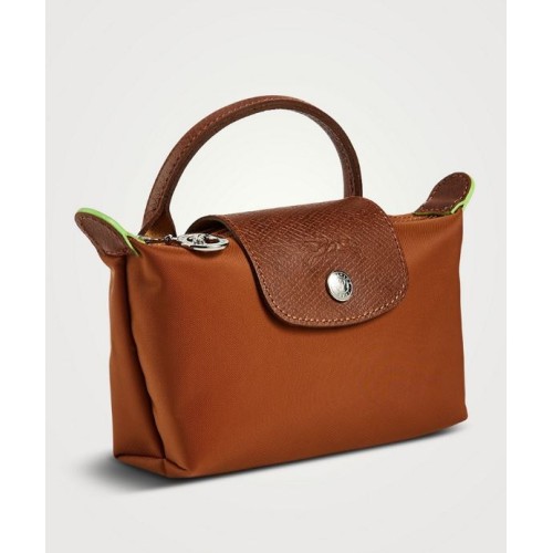 Longchamp Le Pliage Cosmetic Case - Brown