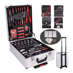 999 PCS Tool Set Mechanics Tool Kit Wrenches Socket w/Trolley Case 999 PCS Tool Set Mechanics Tool Kit Wrenches Socket w/Trolley Case