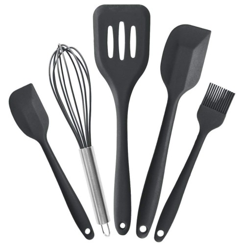 5 PCS Silicone Cooking Kitchen Utensils