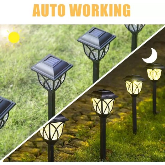 6 Pack Solar Garden Pathway Lights