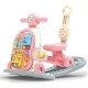 Multifunction 6-in-1 Baby Walker Rocking Chair Toy with Music - Pink (14241) Multifunction 6-in-1 Baby Walker Rocking Chair Toy with Music - Pink (14241)