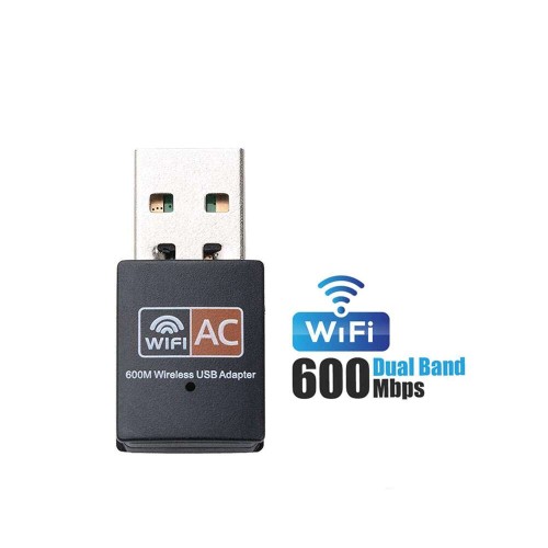 600mbps USB Adapter Dual Band Adapor 2.4Ghz / 5G