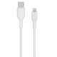 Powerology PVC Mfi Cable USB-A to Lightning 1.2M - White