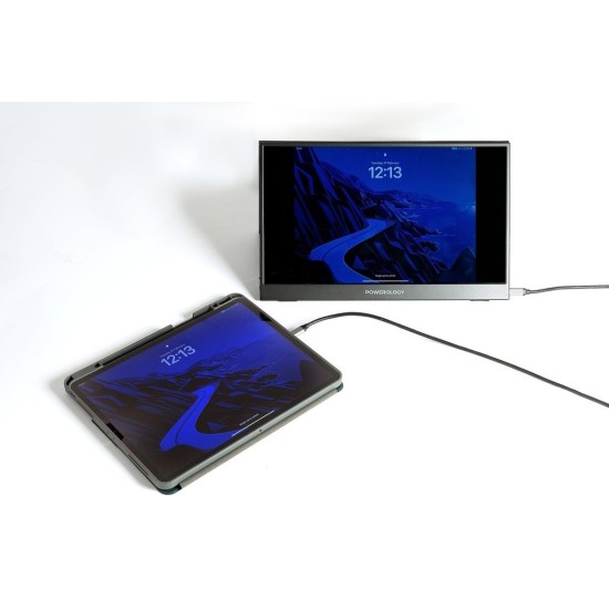 Powerology Ultra-Slim Full HD Portable Monitor 15.6"