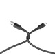 Powerology New Braided USB-A to Lightning Cable 1.2M - Black