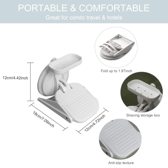 Non-Slip Bathroom Pedal Foot Rest