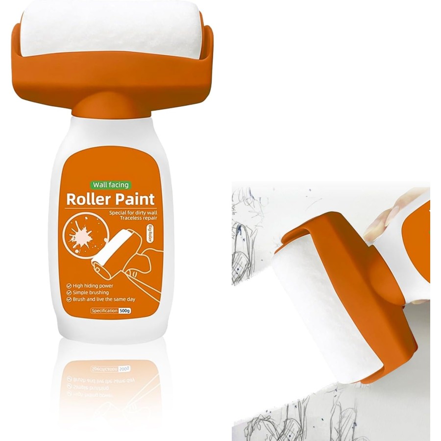 Wall Repair Paint Roller - White