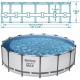 BESTWAY Steel Pro Max Round Pool Set - 56438 (457x122cm) BESTWAY Steel Pro Max Round Pool Set - 56438 (457x122cm)