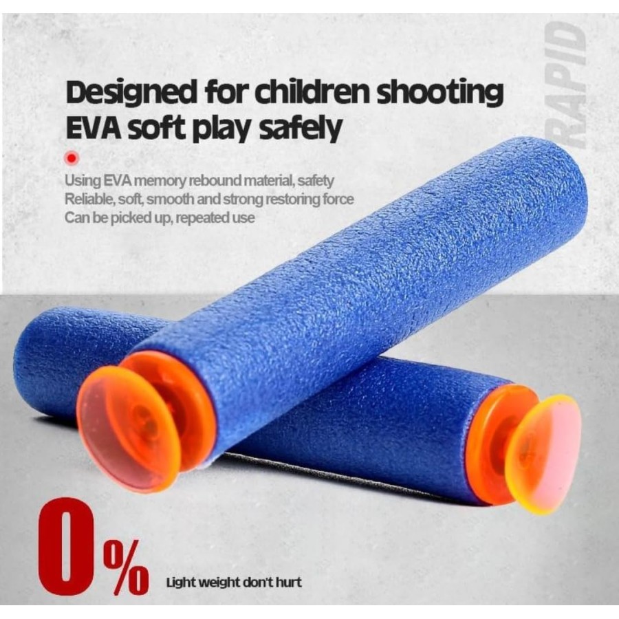 Rechargeable Glower Soft Bullet Toy Gun for Kids