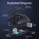 ATTACK SHARK X11 Gaming Mouse 22K DPI with Magnetic Charging Dock - Black ATTACK SHARK X11 Gaming Mouse 22K DPI with Magnetic Charging Dock - Black