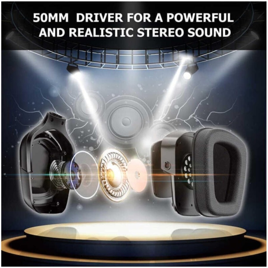 Onikuma K20 RGB Gaming Headset - Black